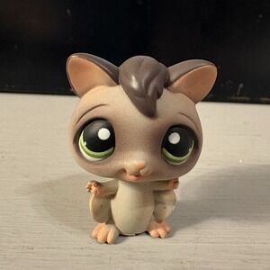 Sugar Glider #214 Littlest Pet Shop LPS Hasbro Authentic Flying Squirrel Blue